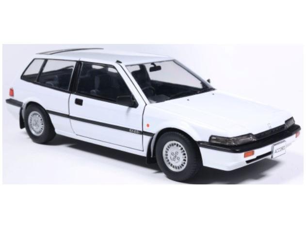 Honda Accord Aerodeck White 1986 1:24 Scale WhiteBox Diecast Model Car-WhiteBox-Diecast Model Centre