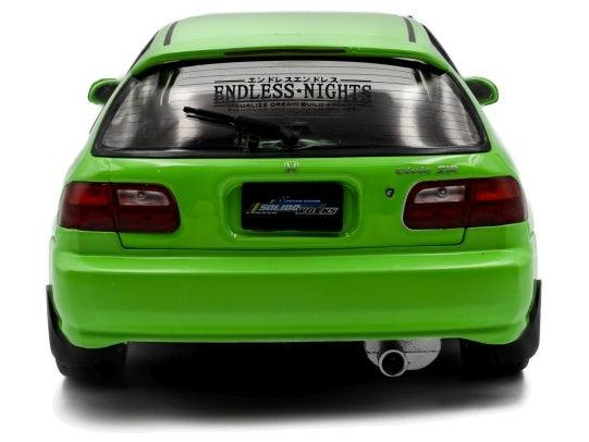 Honda Civic (EG6) Solido Works Neon Green 1991 1:18 Scale Diecast Model Car – Solido-Solido-Diecast Model Centre