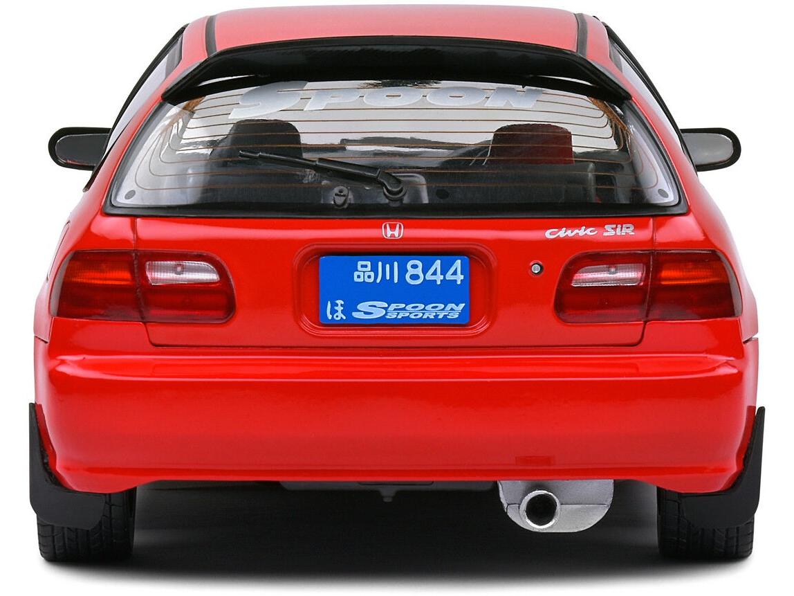 Honda Civic (EG6) Spoon Version Red 1991 1:18 Scale Diecast Model Car – Solido-Solido-Diecast Model Centre