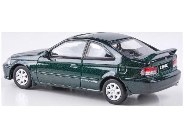 Honda Civic EM1 Clover Green Pearl 1999 (RHD) 1:64 Scale Paragon Diecast Model Car-Paragon-Diecast Model Centre