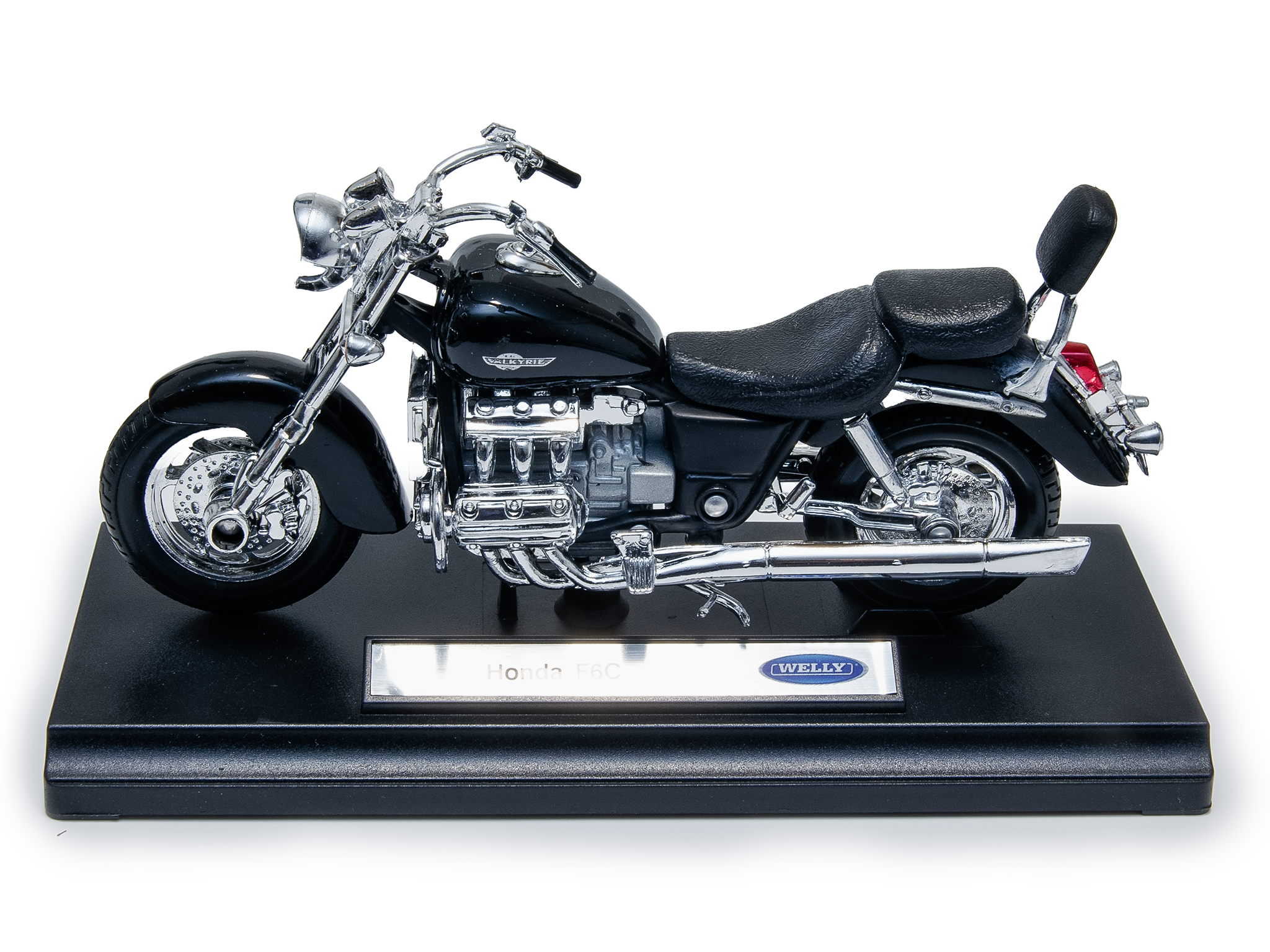 Honda F6C Valkyrie black - 1:18 Scale Diecast Model Motorcycle-Welly-Diecast Model Centre