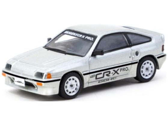 Honda Mugen CR-X Pro Silver Scale Tarmac Works Diecast Model-Tarmac Works-Diecast Model Centre