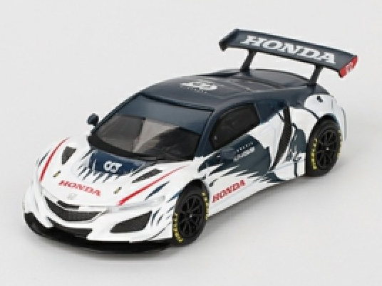Honda NSX GT3 EVO Alpha Tauri Yuki Tsunoda 2023 Red Bull Formula Nurburgring 1:64 Scale Model Car
