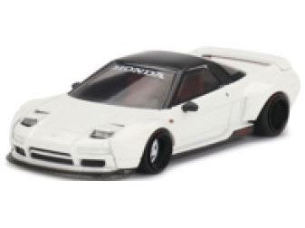 Honda NSX NA1 Kaido Works V2 White 1:64 MINI GT Model Car
