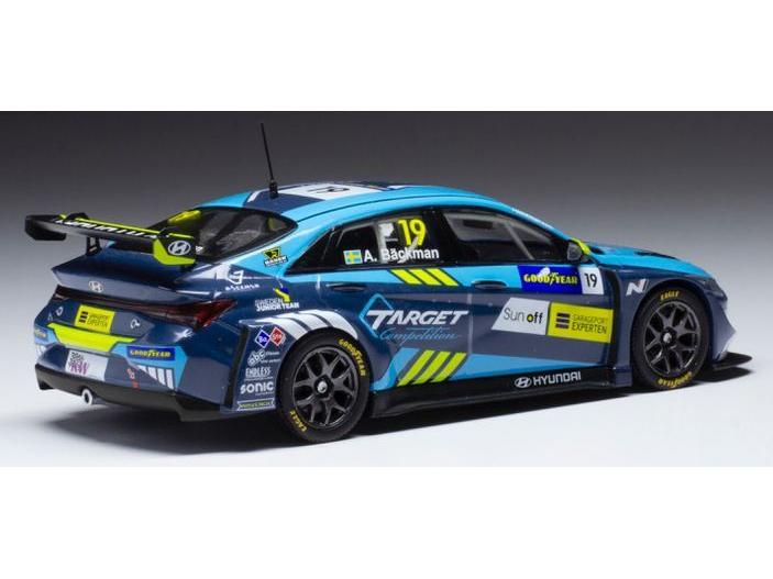 Hyundai Elantra N TCR #19 Target Comp WTCR Portugal 2021 A.Backman 1:43 Scale IXO Diecast Model Car-IXO-Diecast Model Centre