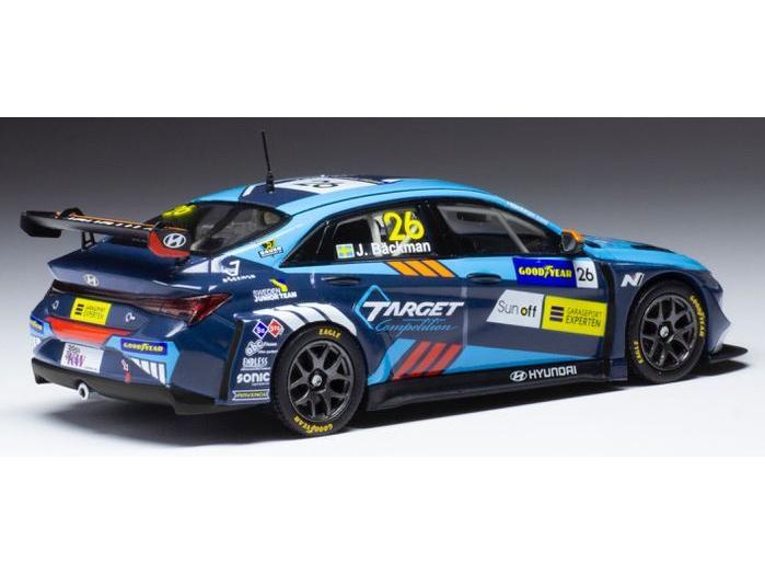 Hyundai Elantra N TCR #26 Target Comp WTCR Portugal 2021 J.Backman 1:43 Scale IXO Diecast Model Car-IXO-Diecast Model Centre