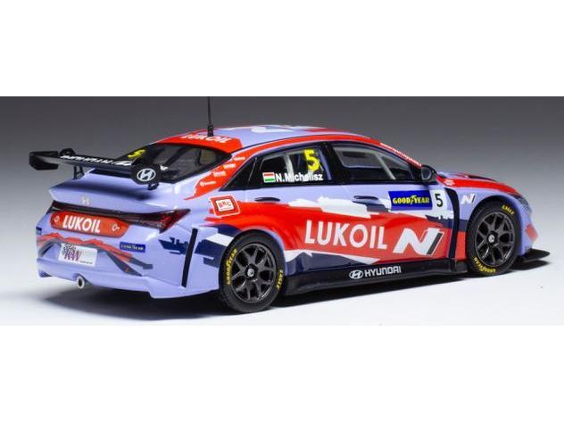 Hyundai Elantra N TCR #5 BRC Hyundai N SC Lukoil WTCR Portugal 2021 N.Michelisz 1:43 Scale IXO Diecast Model Car-IXO-Diecast Model Centre
