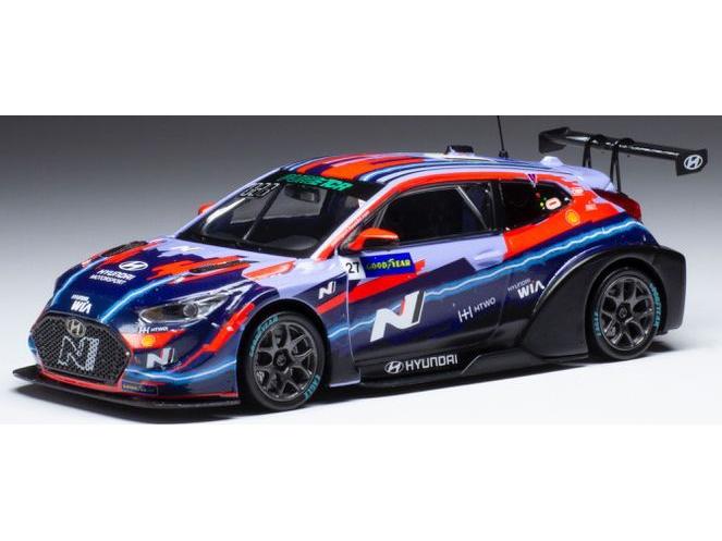 Hyundai Veloster N ETCR #27 Hyundai Motorsport N ETCR Pau 2021 L.Filippi 1:43 Scale IXO Diecast Model Car-IXO-Diecast Model Centre