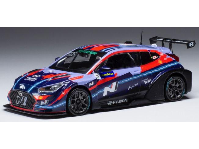 Hyundai Veloster N ETCR #8 Hyundai Motorsport N ETCR Pau 2021 A.Farfus 1:43 Scale IXO Diecast Model Car-IXO-Diecast Model Centre