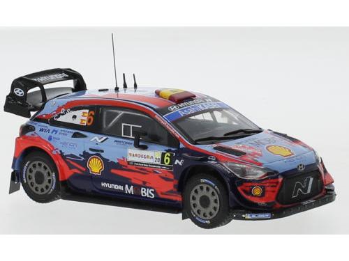 Hyundai i2 Coupe WRC #6 WRC Rallye Sardinien 2020 D.Sordo/C.Del Barrio 1:43 Scale IXO Diecast Model Car-IXO-Diecast Model Centre