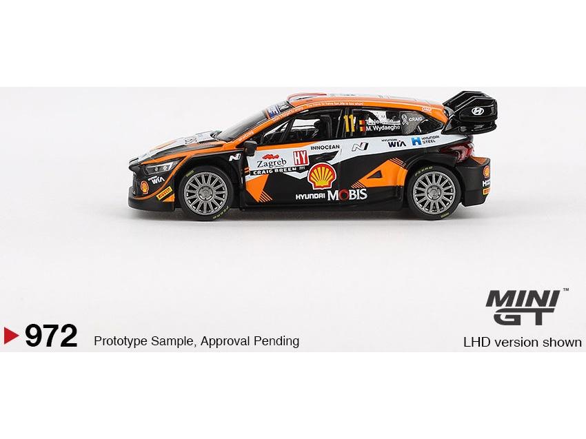 Hyundai i20 N Rally Rally Croatia 2023 Power Stage Winner #11 (LHD) 1:64 Scale Diecast Model Car – MINI GT-MINI GT-Diecast Model Centre