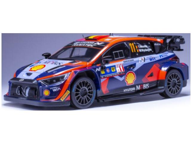 Hyundai i20 N Rally1 #11 T.Neuville/M.Wydaeghe WRC Central European Rally 2023 1:18 Scale Diecast Model-IXO-Diecast Model Centre