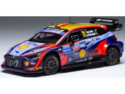 Hyundai i20 N Rally1 #11 WRC Rallye Finland 2022 T.Neuville/M.Wydaeghe 1:43 Scale IXO Diecast Model Car-IXO-Diecast Model Centre