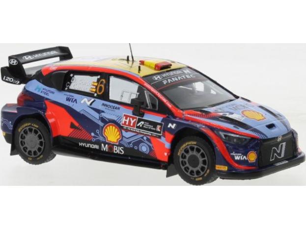 Hyundai i20 N Rally1 #6 WRC Rally Acropolis 2022 D.Sordo/C.Carrera 1:43 Scale IXO Diecast Model Car-IXO-Diecast Model Centre