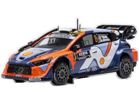 Hyundai i20 N Rally1 #8 Safari Rallye Kenya 2025 O.Tanak/M.Jarveoja 1:43 Scale Diecast Car – IXO-IXO-Diecast Model Centre