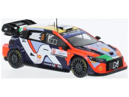 Hyundai i20 N Rally1 #8 WRC Rally Croatia O.Tanak/M.Jarveoja 2024 1:43 Scale IXO Diecast Model Car-IXO-Diecast Model Centre