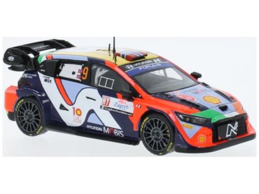 Hyundai i20 N Rally1 #9 WRC Rally Croatia A.Mikkelsen/T.Eriksen 2024 1:43 Scale IXO Diecast Model Car-IXO-Diecast Model Centre