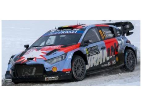 Hyundai i20 N Rally1 Rallye Monte Carlo 2026 #11 T.Neuville/M.Wydaeghe 1:43 Scale IXO Diecast Model Car-IXO-Diecast Model Centre