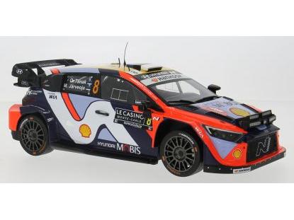 Hyundai i20 N Rally1 WRC Rally Monte Carlo 2025 #8 O.Tanak/M.Jarveoja 1:18 Scale IXO Diecast Model Car-IXO-Diecast Model Centre