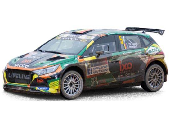 Hyundai i20 N Rally2 Spa Rally 2025 #5 C.De Cecco/J.Humblet 1:43 Scale IXO Diecast Model Car-IXO-Diecast Model Centre