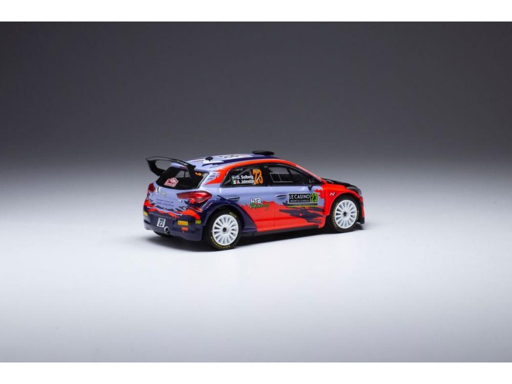 Hyundai i20 R5 #23 Rally Monte Carlo 2021 P.Solberg/A.Johnston 1:43 Scale IXO Diecast Model Car-IXO-Diecast Model Centre