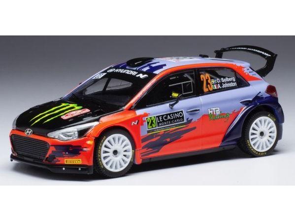 Hyundai i20 R5 #23 Rally Monte Carlo 2021 P.Solberg/A.Johnston 1:43 Scale IXO Diecast Model Car-IXO-Diecast Model Centre