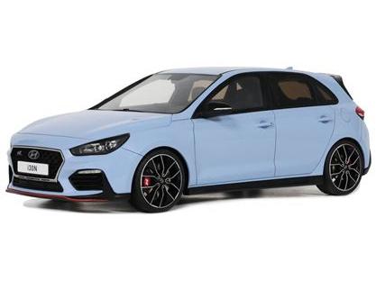 Hyundai i30 N 2017 Blue 1:18 Scale OttOmobile Resin Model-OttOmobile-Diecast Model Centre