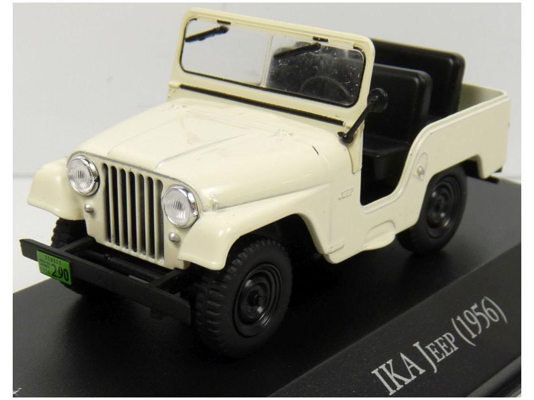 Ika Jeep Cream 1956 (Argentina Spec.) 1:43 Scale Diecast Model-Unbranded-Diecast Model Centre