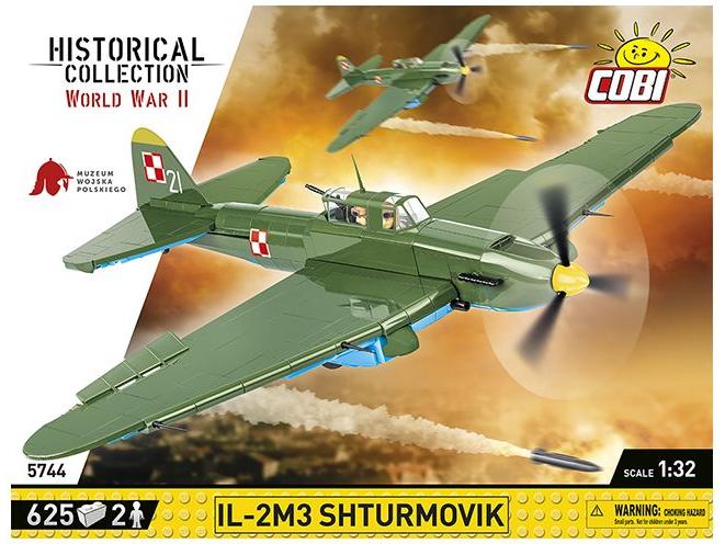 Ilyushin II 02 Sturmovik MWP WWII (623 pcs) Cobi Brick Build Kit-Cobi-Diecast Model Centre