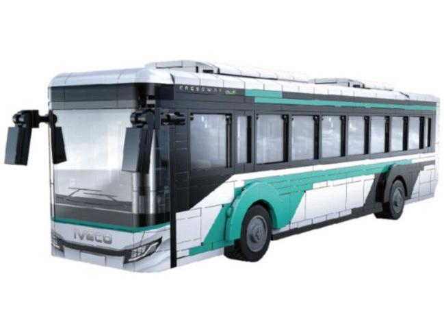 Iveco Crossway Bus Brick Builder (832 pcs) Cada Kit-Cada-Diecast Model Centre