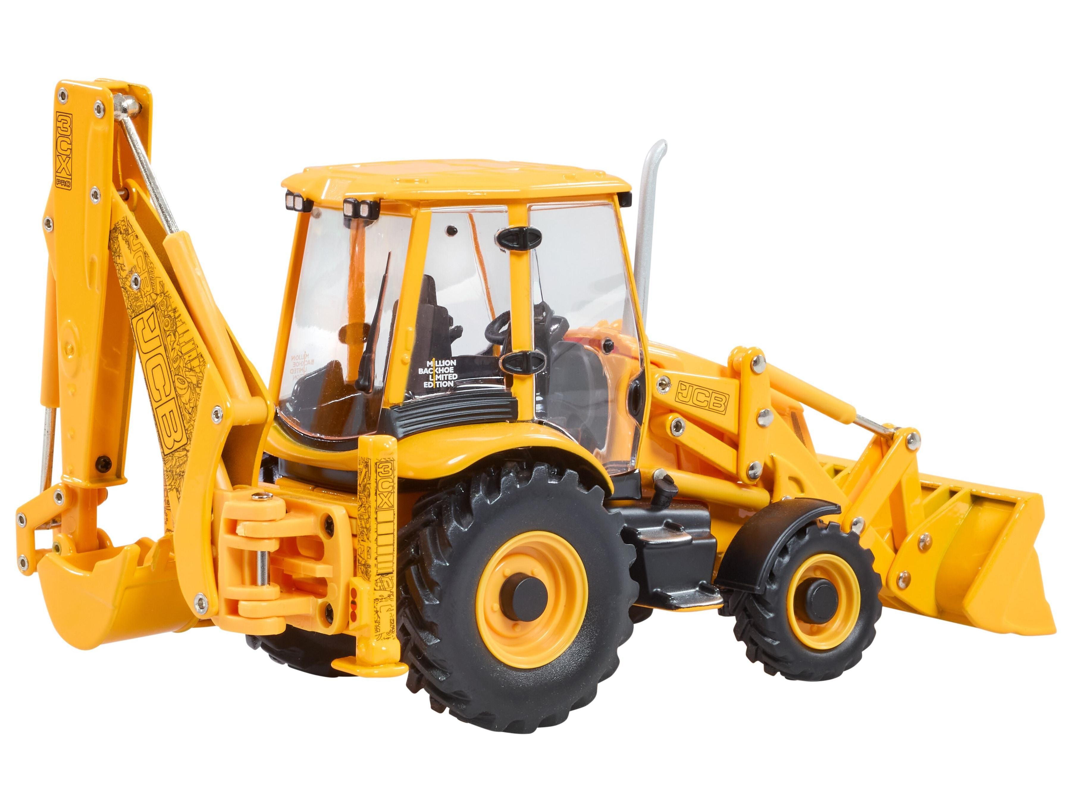JCB Millionth Backhoe Loader Ltd Ed 2500pcs 1:32 Scale Britains Diecast Tractor-Britains-Diecast Model Centre