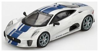 Jaguar C-X75 Silver (LHD) 1:64 Scale MINI GT Diecast Model-MINI GT-Diecast Model Centre