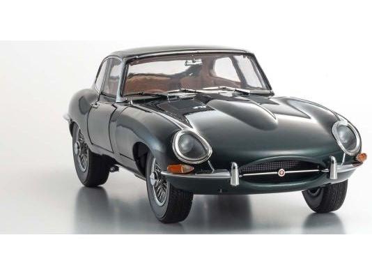 Jaguar E-Type 3.8L Coupe MK1 1961 British Racing Green 1:18 Scale Diecast Model Car – Kyosho-Kyosho-Diecast Model Centre