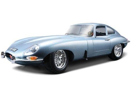 Jaguar E Type Coupe 1961 Light Blue Metallc 1:18 Scale Diecast Car – Bburago-Bburago-Diecast Model Centre