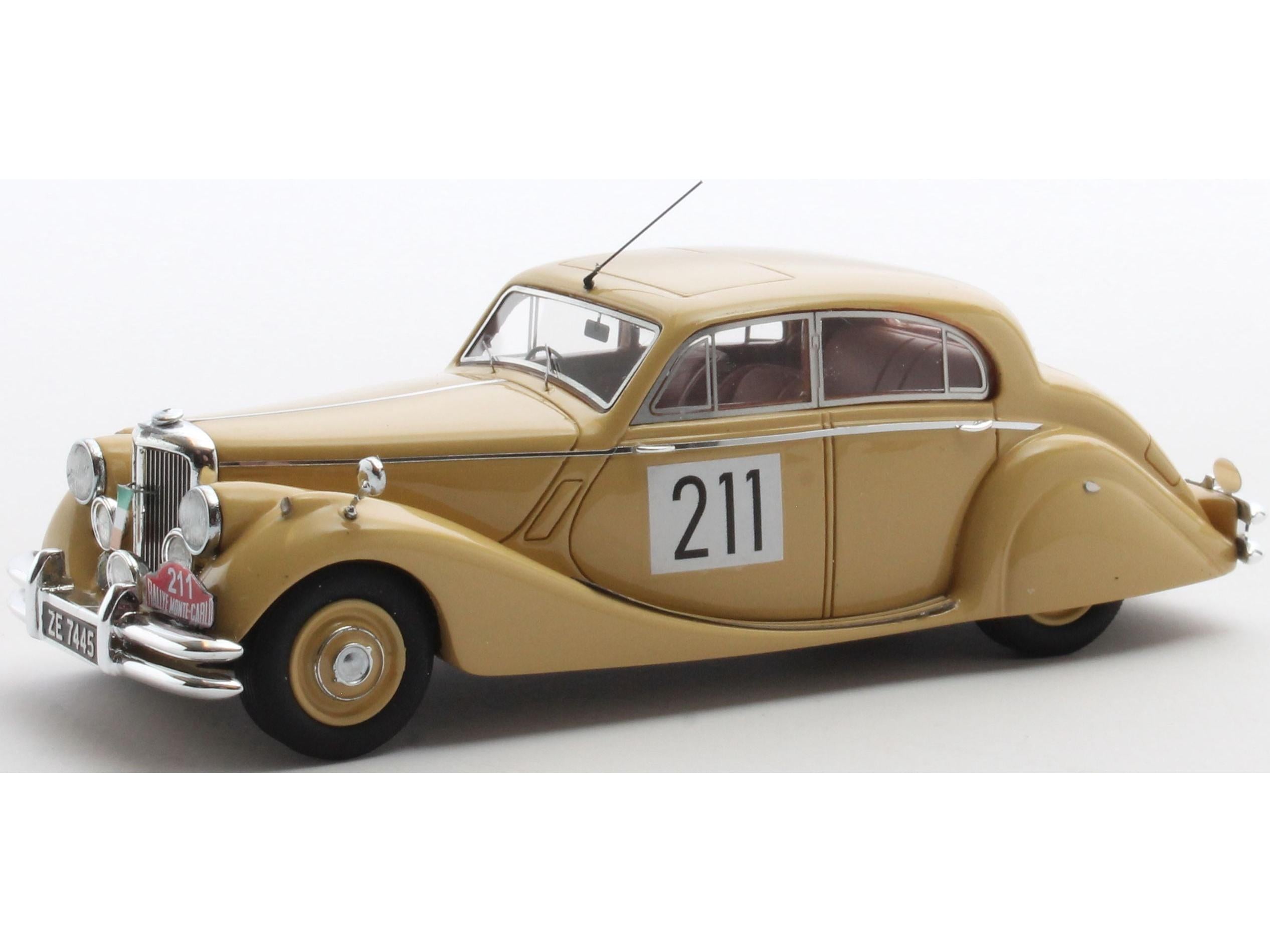 Jaguar MKV #211 3rd Monte Carlo 1951 1:43 Scale Matrix Resin Model Car-Matrix-Diecast Model Centre