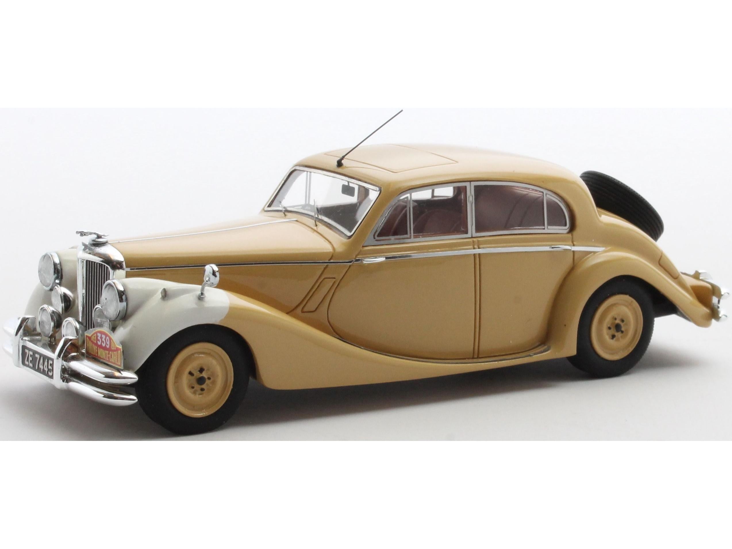 Jaguar MKV #339 Rallye Monte Carlo 5th Overall Beige/White 1953 1:43 Scale Matrix Resin Model Car-Matrix-Diecast Model Centre