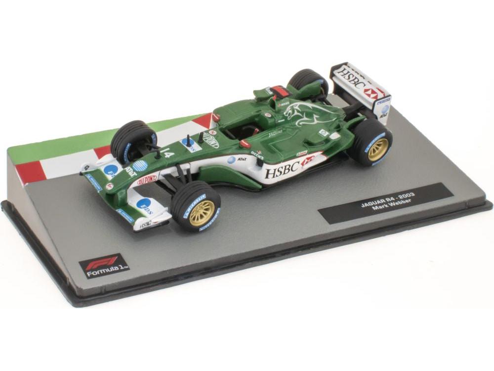 Jaguar R4 #14 F1 2003 Mark Webber 1:43 Scale Diecast Model