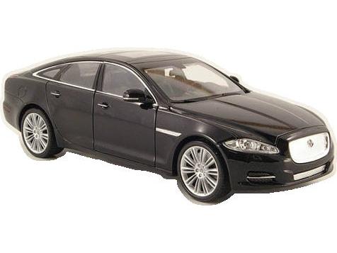 Jaguar XJ 2010 Black 1:24 Scale Diecast Car – Welly-Welly-Diecast Model Centre