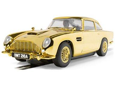 James Bond Aston Martin DB5 - Goldfinger 60th Anniversary Gold Edition 1:32 Scale Scalextric-Scalextric-Diecast Model Centre