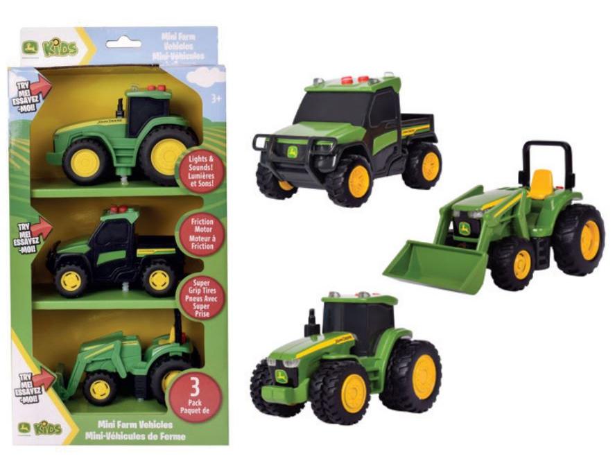 Jd LandS Mini Vehicle 3 Pack - Britains (Young Farmer)