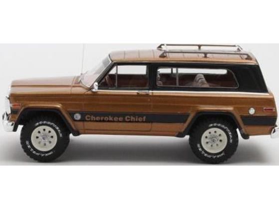 Jeep Cherokee Chief Brown Metallic 1980 1:43 Scale Matrix Resin Model Car-Matrix-Diecast Model Centre