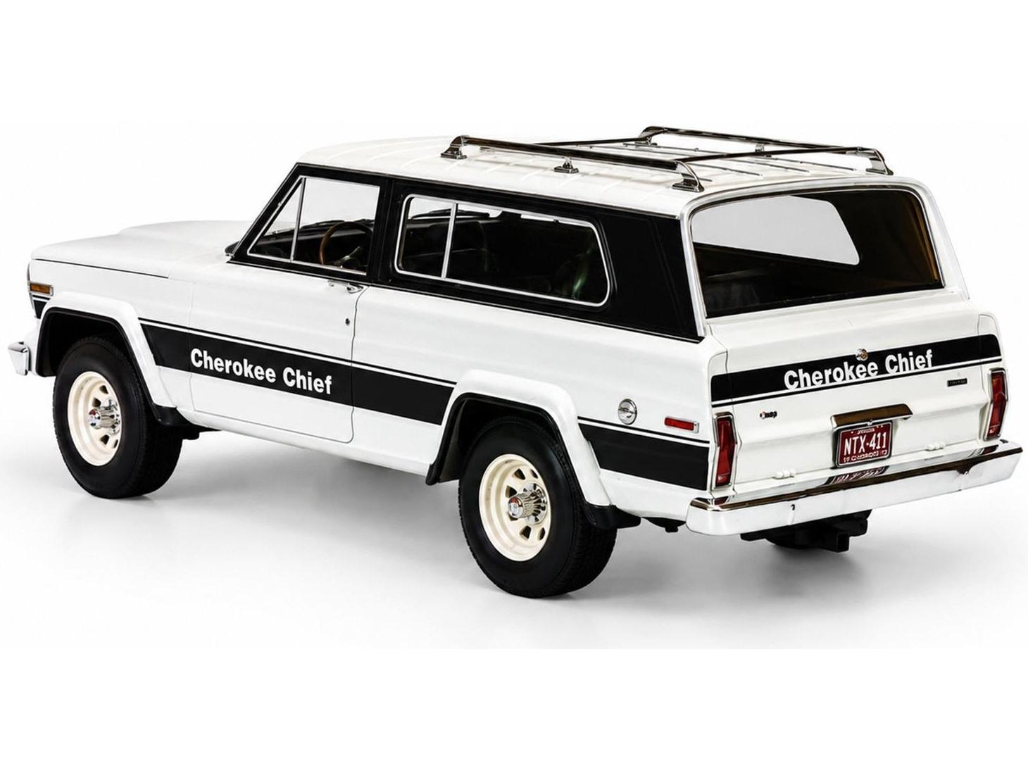 Jeep Cherokee Chief (SJ) White 1980-1983 1:18 Scale Resin Car – Cult-Cult-Diecast Model Centre