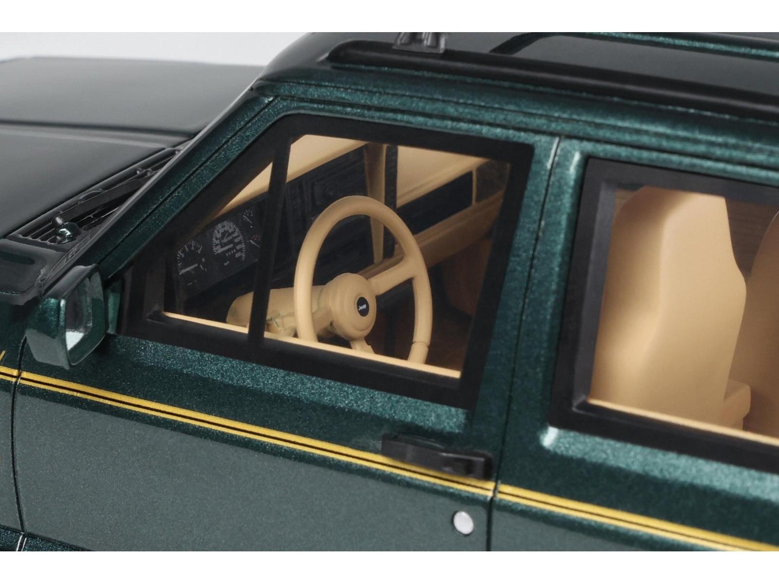 Jeep Cherokee XJ Limited Hunter Green 1995 1:18 Scale Resin Car – OttOmobile-OttOmobile-Diecast Model Centre