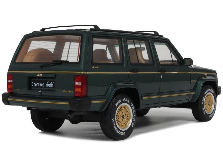 Jeep Cherokee XJ Limited Hunter Green 1995 1:18 Scale Resin Car – OttOmobile-OttOmobile-Diecast Model Centre