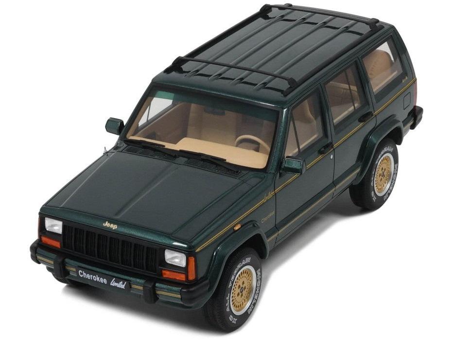Jeep Cherokee XJ Limited Hunter Green 1995 1:18 Scale Resin Car – OttOmobile-OttOmobile-Diecast Model Centre