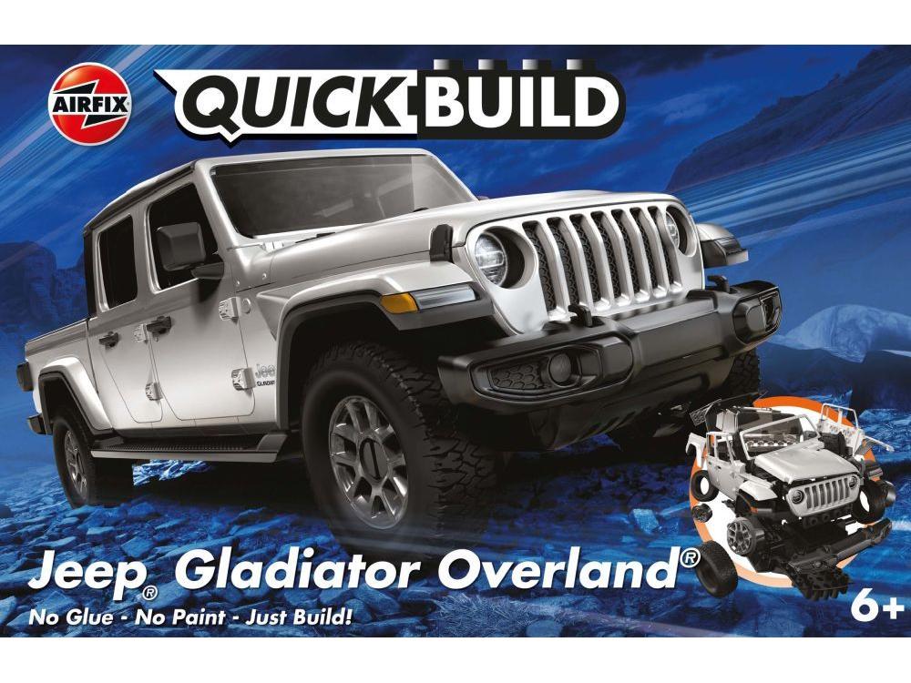 Jeep Gladiator (JT) Overland Airfix QUICKBUILD Plastic Kit-Airfix-Diecast Model Centre
