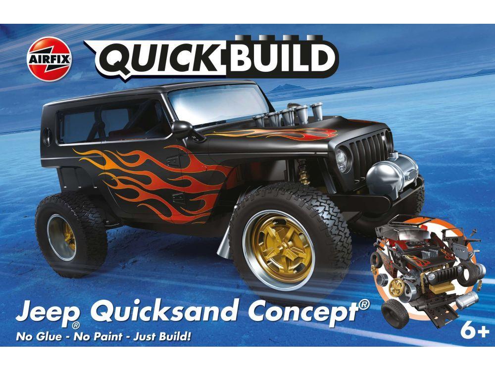Jeep 'Quicksand' Concept Airfix QUICKBUILD Plastic Kit-Airfix-Diecast Model Centre