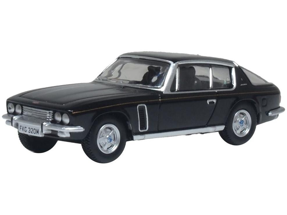 Jensen Interceptor Mk3 Black 1:76 Scale Oxford Diecast Model Car-Oxford Diecast-Diecast Model Centre