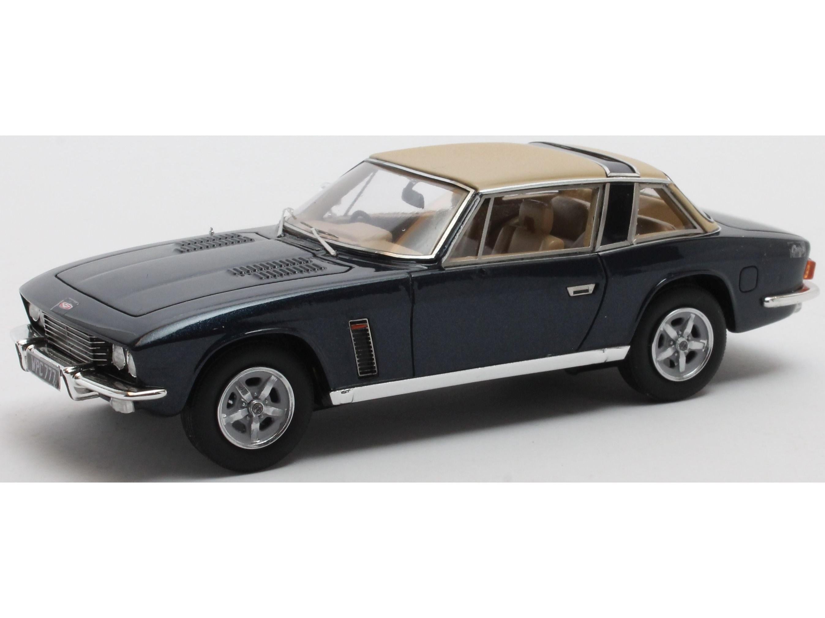 Jensen Interceptor SIII Coupe Beige/Blue 1975 1:43 Scale Matrix Resin Model Car-Matrix-Diecast Model Centre