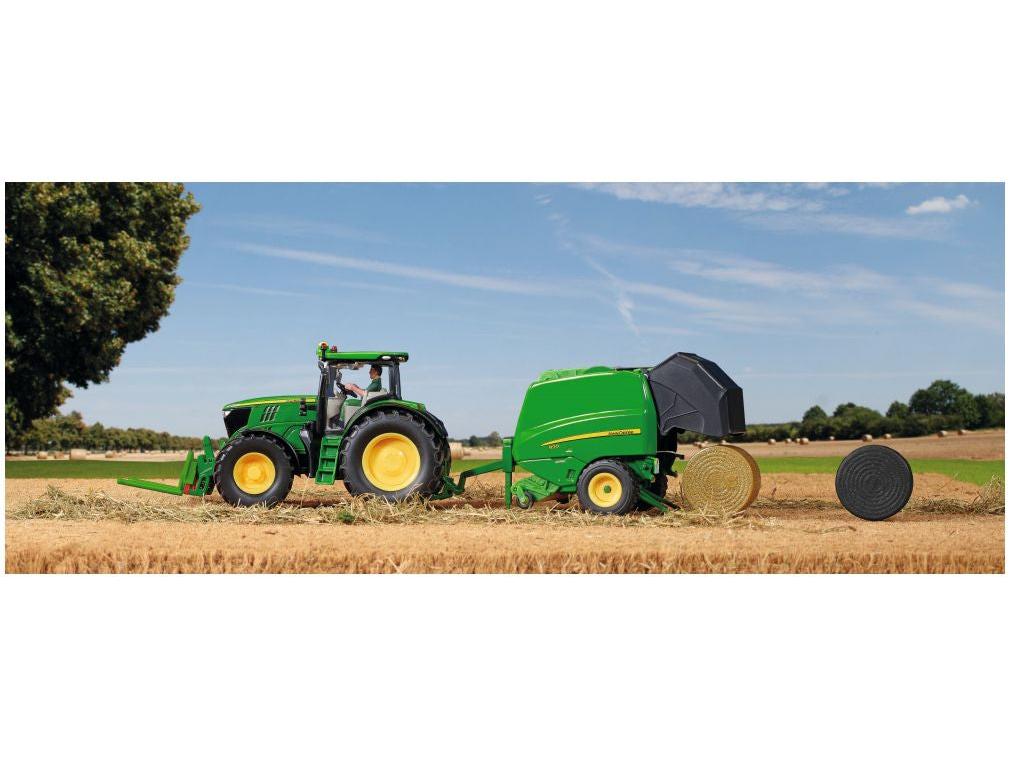 John Deere 6175R Tractor w/Round Baler 1:32 Scale Siku-Siku-Diecast Model Centre